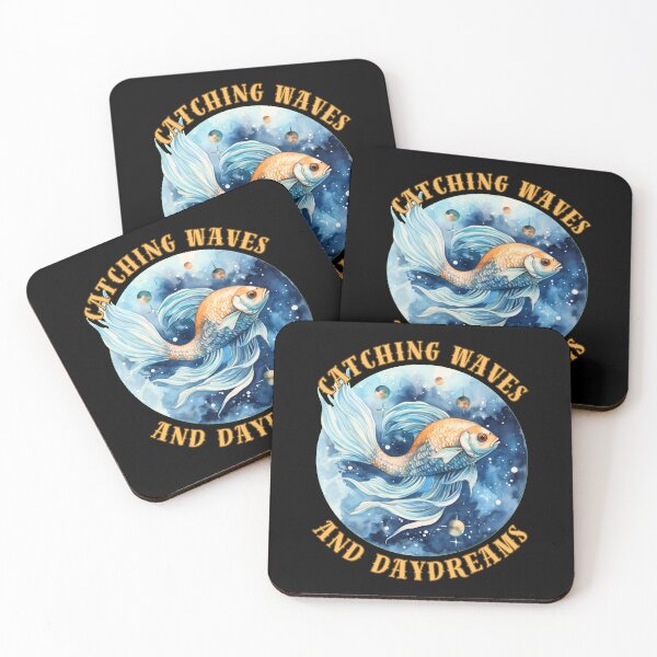 Item preview, Catching Waves And Daydreams. pisces zodiac  designed and sold by ZodiacWonders.
