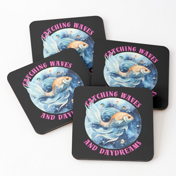 Item preview, Catching Waves And Daydreams. pisces birthday designed and sold by ZodiacWonders.