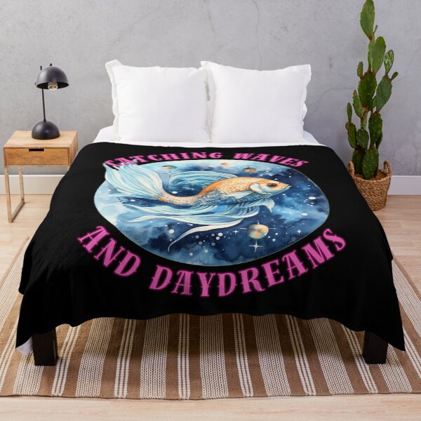 Item preview, Catching Waves And Daydreams. pisces birthday designed and sold by ZodiacWonders.