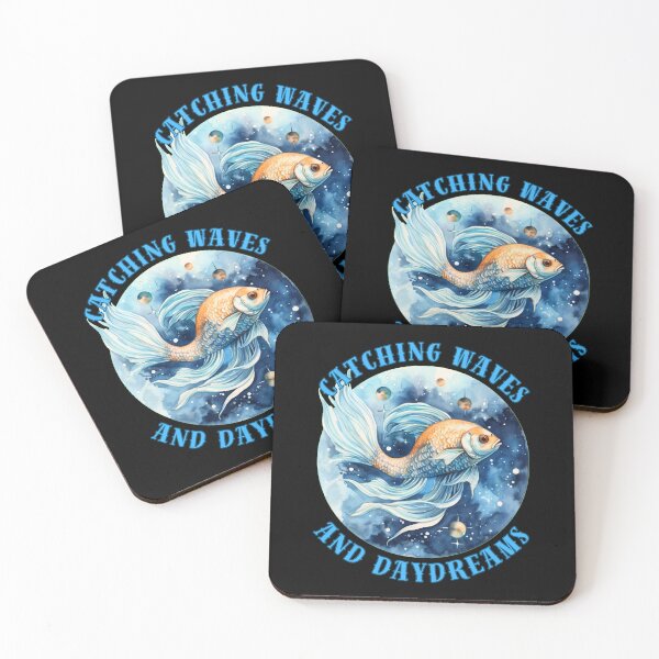 Item preview, Catching Waves And Daydreams. pisces horoscope designed and sold by ZodiacWonders.