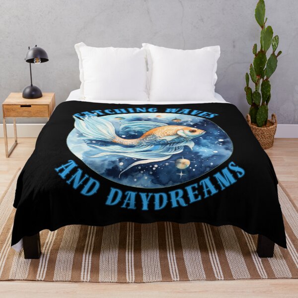Item preview, Catching Waves And Daydreams. pisces horoscope designed and sold by ZodiacWonders.