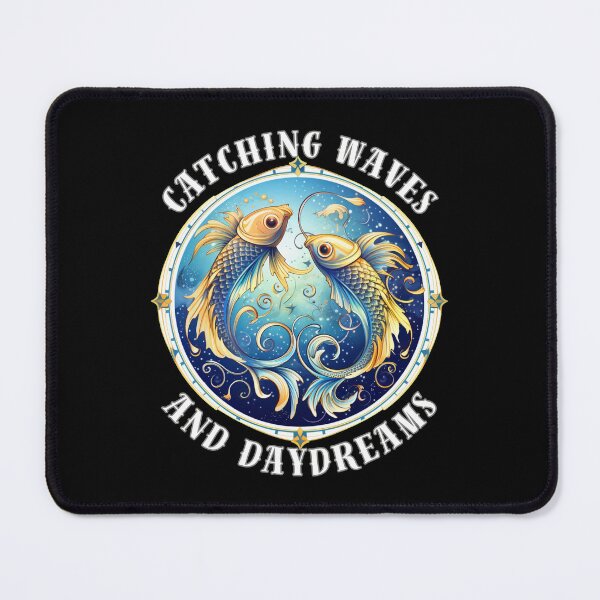 Item preview, Catching Waves And Daydreams. pisces symbol designed and sold by ZodiacWonders.