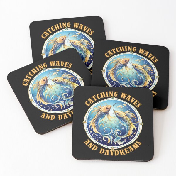 Item preview, Catching Waves And Daydreams. pisces fish designed and sold by ZodiacWonders.