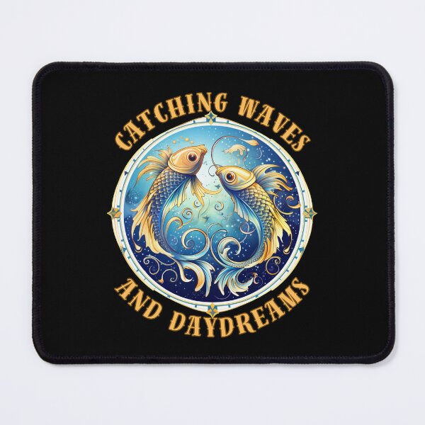 Item preview, Catching Waves And Daydreams. pisces fish designed and sold by ZodiacWonders.
