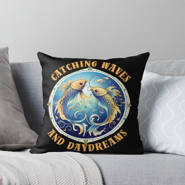 Item preview, Catching Waves And Daydreams. pisces fish designed and sold by ZodiacWonders.