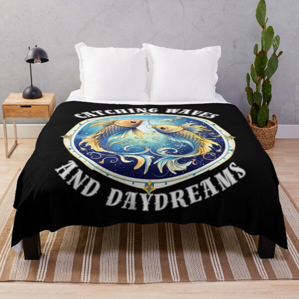 Item preview, Catching Waves And Daydreams. pisces symbol designed and sold by ZodiacWonders.