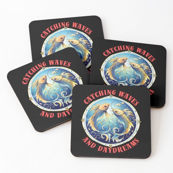 Item preview, Catching Waves And Daydreams. pisces funny designed and sold by ZodiacWonders.