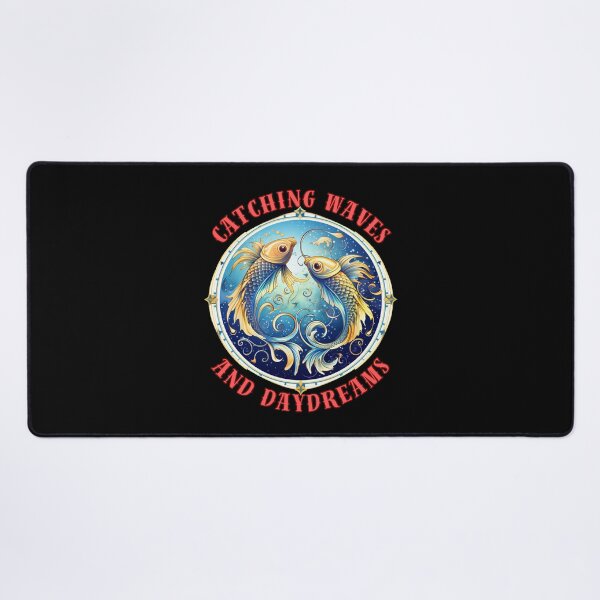 Item preview, Catching Waves And Daydreams. pisces funny designed and sold by ZodiacWonders.
