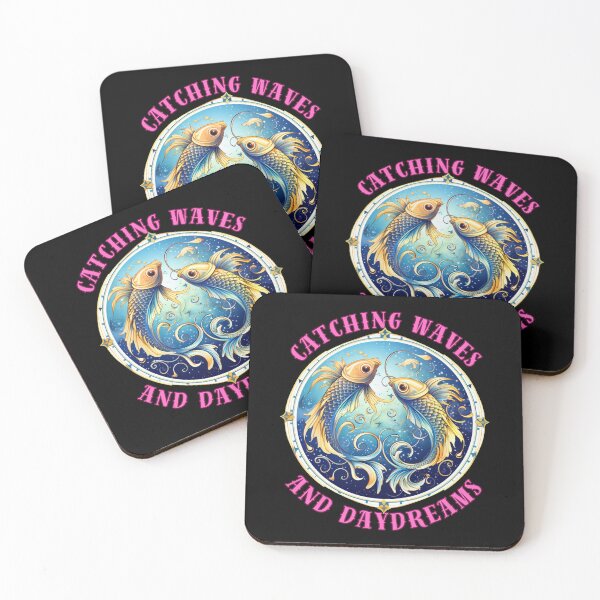 Item preview, Catching Waves And Daydreams. pisces lovers designed and sold by ZodiacWonders.