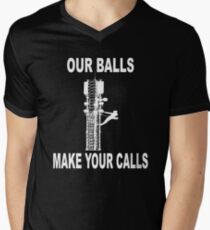 Cell Tower Climber Men's V-Neck T-Shirt