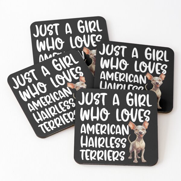 Item preview, Just A Girl Who Loves American Hairless Terriers designed and sold by TheAnimalZ00.
