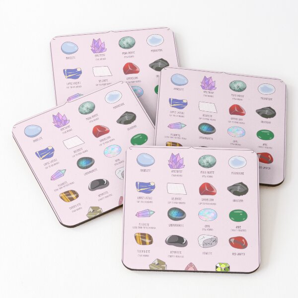 Item preview, Crystal care sun-charging crystals list designed and sold by Yangartworks.