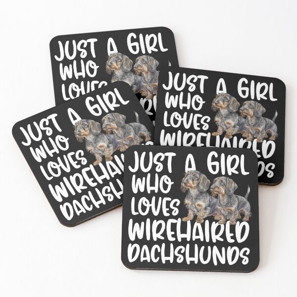 Item preview, Just A Girl Who Loves Wirehaired Dachshunds designed and sold by TheAnimalZ00.