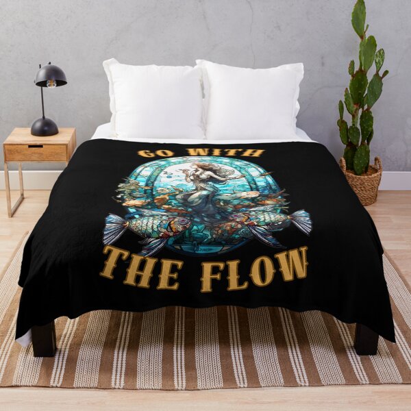 Item preview, Go With The Flow. pisces zodiac designed and sold by ZodiacWonders.