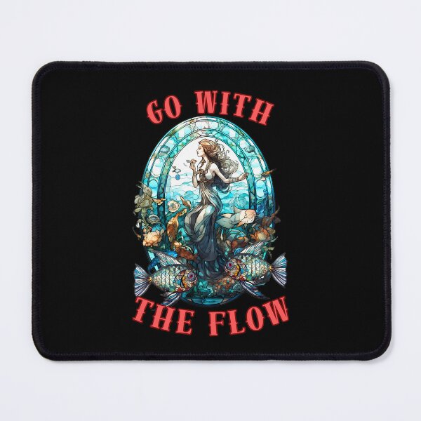 Item preview, Go With The Flow. pisces astrology designed and sold by ZodiacWonders.