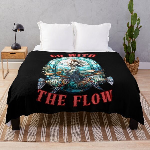 Item preview, Go With The Flow. pisces astrology designed and sold by ZodiacWonders.
