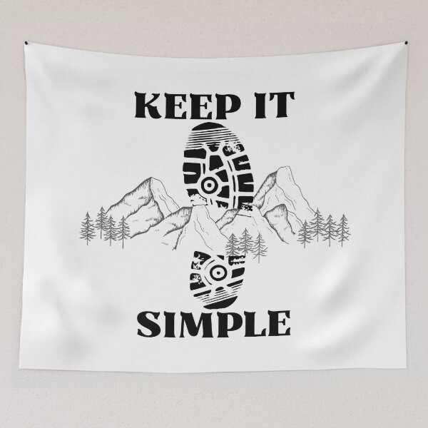 Item preview, Keep it Simple.  designed and sold by OmikronStore.