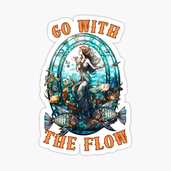 Item preview, Go With The Flow. pisces season designed and sold by ZodiacWonders.