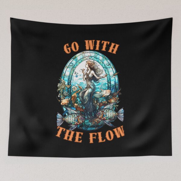 Item preview, Go With The Flow. pisces season designed and sold by ZodiacWonders.