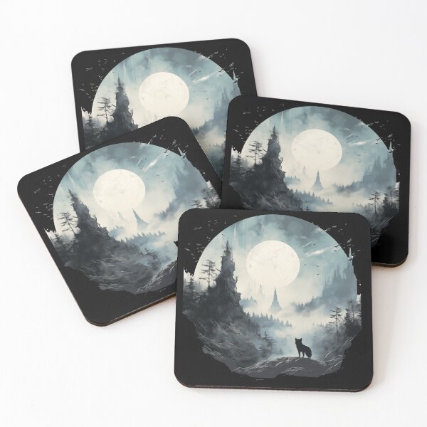 Item preview, Wolf's Moonlit Wilderness designed and sold by Artisleek Designs.