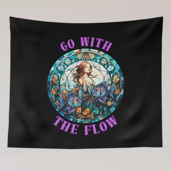 Item preview, Go With The Flow. pisces personality designed and sold by ZodiacWonders.