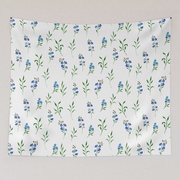 Item preview, Blue blossoms forgetmenot designed and sold by pinkyfish1010.