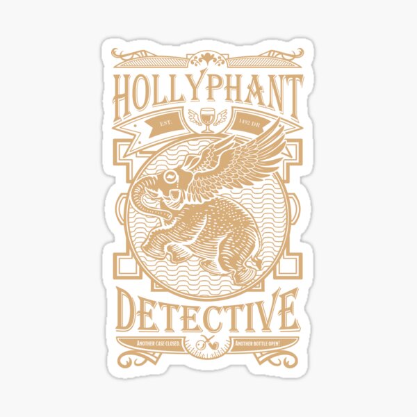 Item preview, Hollyphant Detective - gold designed and sold by Milmino.