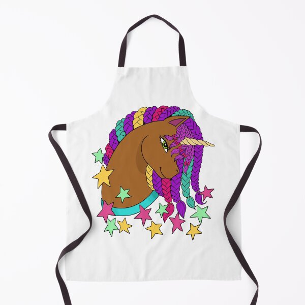 Item preview, Black Unicorn | Afro Unicorn With Braided Mane designed and sold by Shakira Rivers.