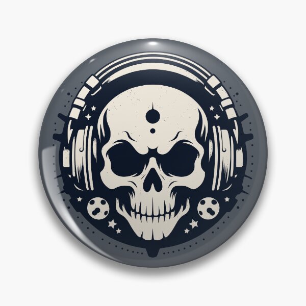 Item preview, Skull Headphones - DJ Skull Music Lover designed and sold by Urban-Alien.