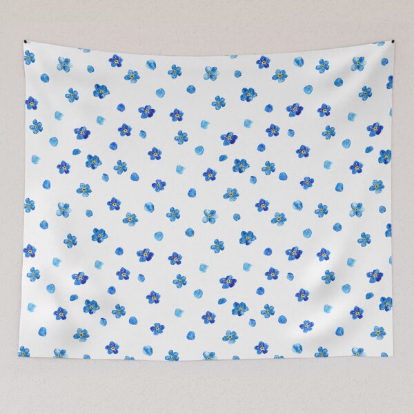 Item preview, Forgetmenot blue blossoms designed and sold by pinkyfish1010.