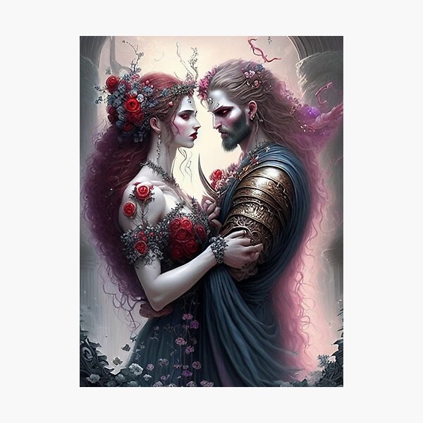 Item preview, Hades & Persephone Couple designed and sold by BiancaDPetals.