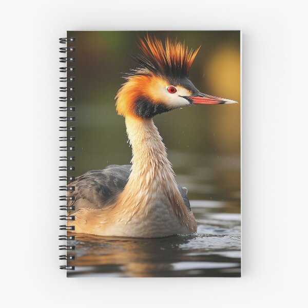Item preview, Water Spirits: Pūteketeke (Australasian crested grebe) designed and sold by Brendon987.