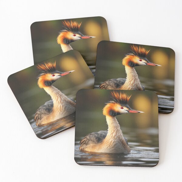 Item preview, Water Spirits: Pūteketeke (Australasian crested grebe) designed and sold by Brendon987.