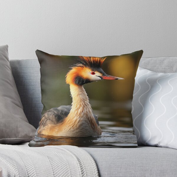 Item preview, Water Spirits: Pūteketeke (Australasian crested grebe) designed and sold by Brendon987.
