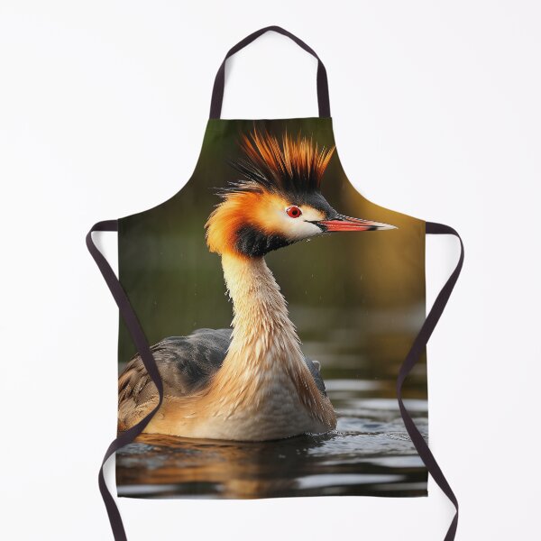 Item preview, Water Spirits: Pūteketeke (Australasian crested grebe) designed and sold by Brendon987.