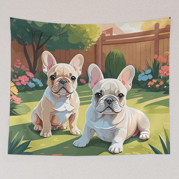 Item preview, Fluffy French Puppies designed and sold by WildlifeInc.