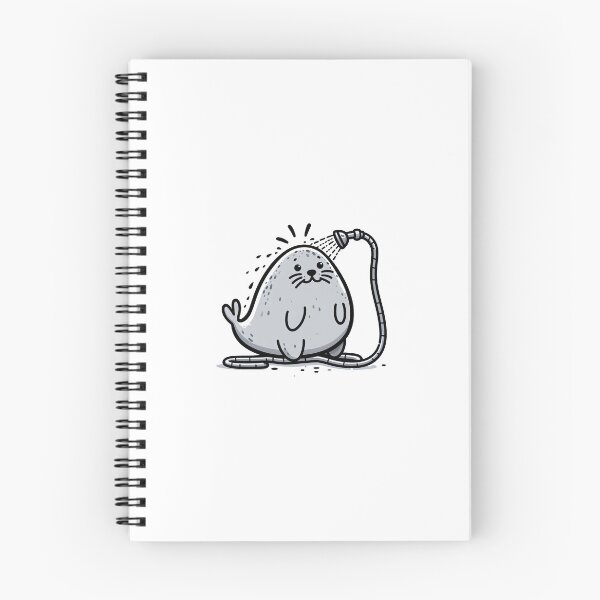 Item preview, Neil the Showering Seal designed and sold by alwayswired.