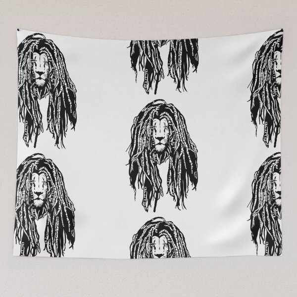 Item preview, Reggae Lion Dreadlocks Hairstyle | Rasta Reggae Animal Vector designed and sold by DigitalFhaiz.