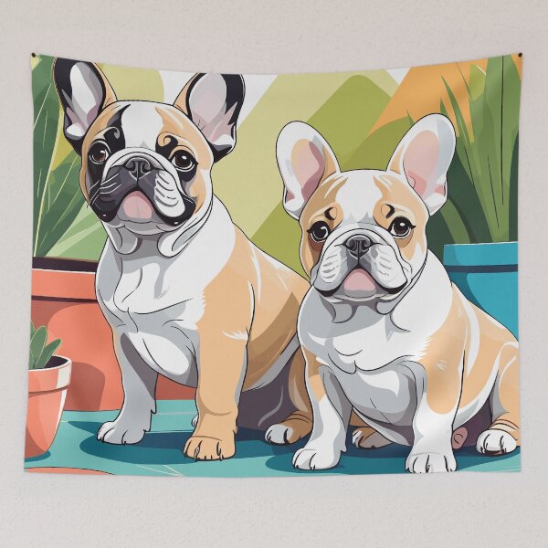 Item preview, Fluffy French Puppies designed and sold by WildlifeInc.