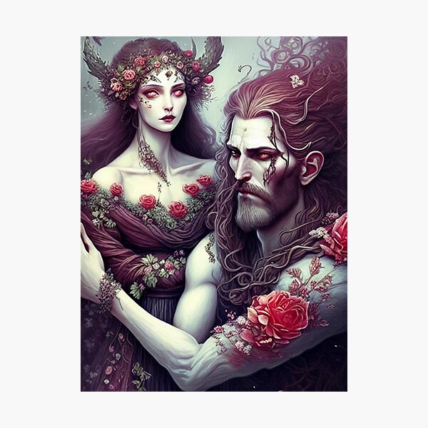 Item preview, Hades & Persephone Art designed and sold by BiancaDPetals.