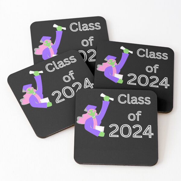 Item preview, Proud Class of 2024 Pink/Purple designed and sold by TxTaurus110.