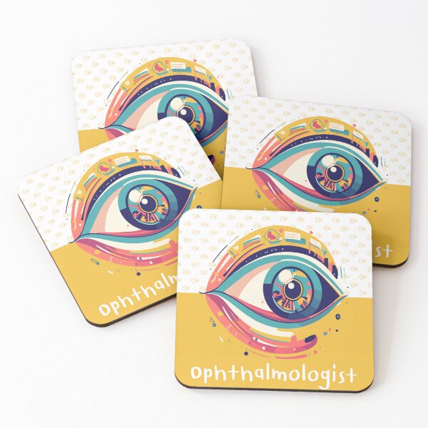 Item preview, Ophthalmologist yellow background ,brafdesign  designed and sold by Brafdesign.