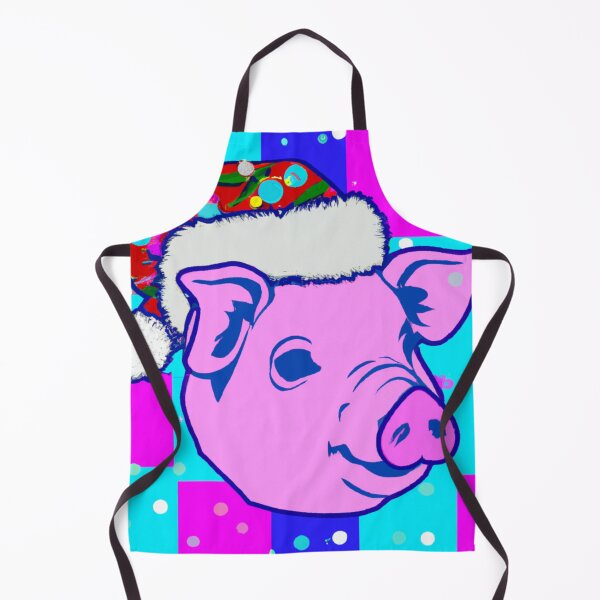 Item preview, Christmas pig-Edited AI generated art designed and sold by Frostp.