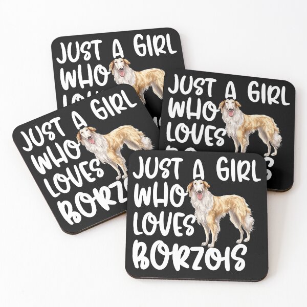 Item preview, Just A Girl Who Loves Borzois designed and sold by TheAnimalZ00.