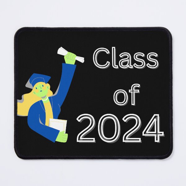 Item preview, Proud Class of 2024 Blue/Yellow designed and sold by TxTaurus110.