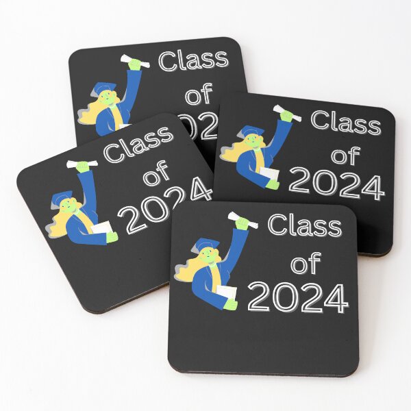 Item preview, Proud Class of 2024 Blue/Yellow designed and sold by TxTaurus110.