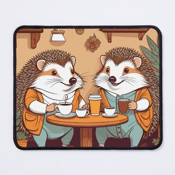 Item preview, Hedgehogs Tea Buddies Artwork designed and sold by WildlifeInc.