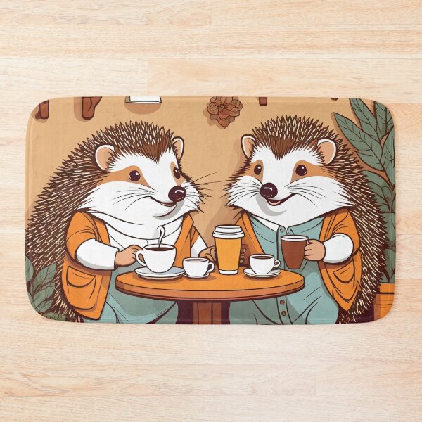 Item preview, Hedgehogs Tea Buddies Artwork designed and sold by WildlifeInc.