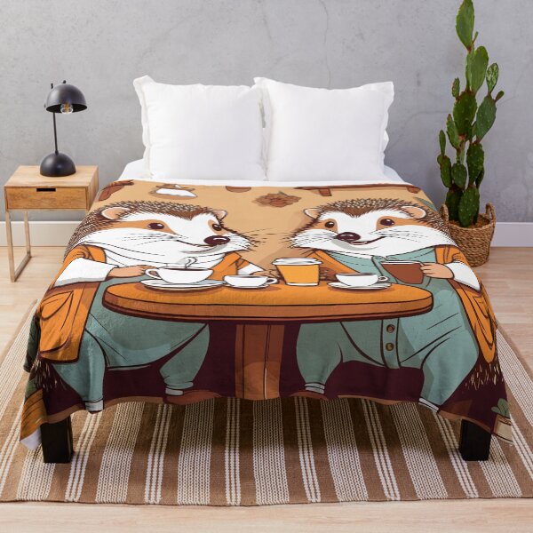 Item preview, Hedgehogs Tea Buddies Artwork designed and sold by WildlifeInc.