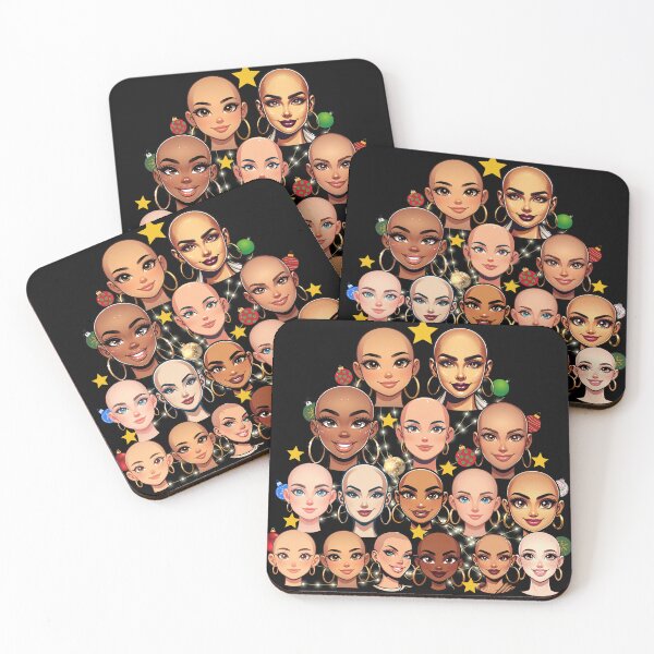 Item preview, Bald Shaved Women Christmas Tree - Bald Women Appreciation  designed and sold by Zuriel Hargrove.